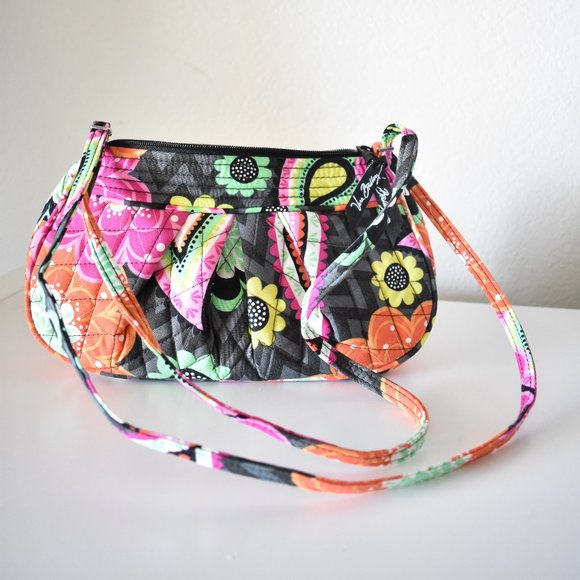 Vera Bradley Ziggy Zinnia Frannie Crossbody - Picture 1 of 13